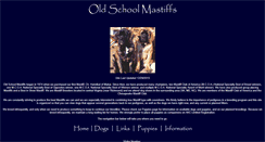 Desktop Screenshot of oldschoolmastiffs.com